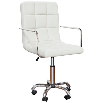 Vida Designs Calbo Office Chair, White | DIY at B&Q