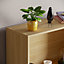 Vida Designs Cambridge Oak 3 Tier Medium Bookcase Freestanding Shelving Unit (H)1080mm (W)600mm (D)240mm