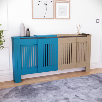 Vida Designs Chelsea Adjustable Radiator Cover, Unfinished