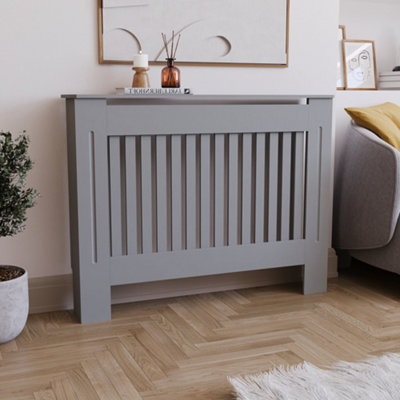 Vida Designs Chelsea Medium Grey Radiator Cover | DIY at B&Q