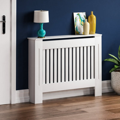 Vida Designs Chelsea Medium White MDF Radiator Cover