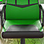 Vida Designs Comet Green & Black Racing Gaming Chair High Back Adjustable Height