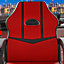 Vida Designs Comet Red & Black Racing Gaming Chair High Back Adjustable Height