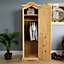 Vida Designs Corona 1 Door Wardrobe Mexican Solid Waxed Pine (H)1780mm (W)570mm (D)500mm