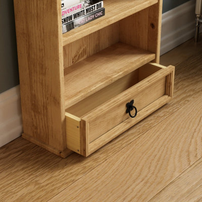 Vida Designs Corona 1 Drawer DVD Rack Media Storage Bookcase