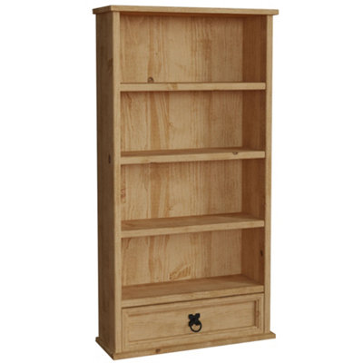 Vida Designs Corona 1 Drawer DVD Rack Media Storage Bookcase