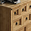 Vida Designs Corona 4+3+2 Drawer Merchant Chest Mexican Solid Waxed Pine (H)760mm (W)950mm (D)400mm
