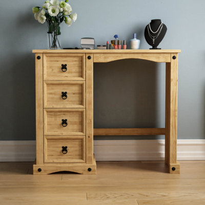 Dark pine outlet dressing table