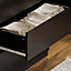 Vida Designs Denver Black 4 Drawer Chest (H)960mm (W)700mm (D)400mm