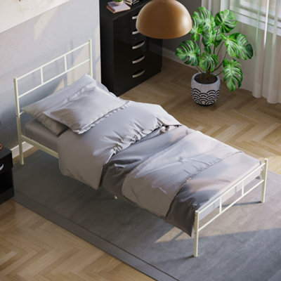 Vida Designs Dorset White 3ft Single Bed Frame