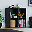 Vida Designs Durham Black 2x2 Cube Storage Unit Bookcase Organiser