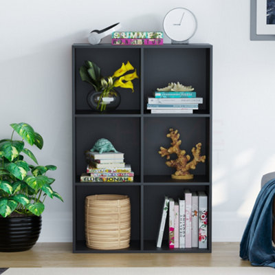 Vida Designs Durham Black 2x3 Cube Storage Unit Bookcase Storage Organiser