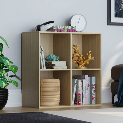 Vida Designs Durham Oak 2x2 Cube Storage Unit Storage Unit Bookcase ...
