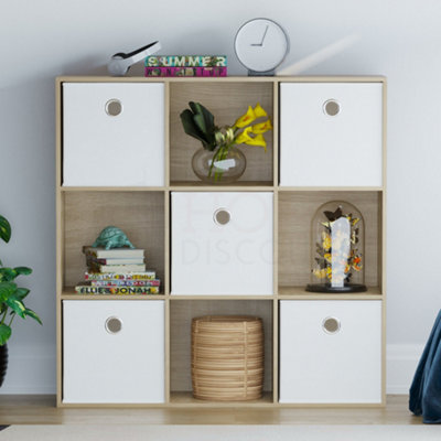 White cube storage with baskets new arrivals