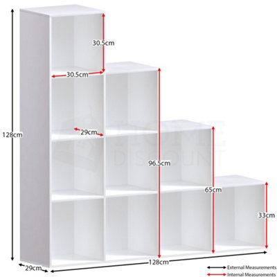 10 store cube shelf