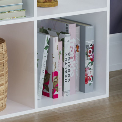 Vida Designs Durham White 2x2 Cube Storage Unit Bookcase Organiser