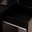 Vida Designs Hudson Black Computer Desk With 1 Drawer and Door