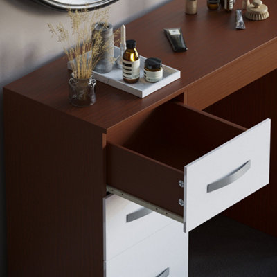 Kaptafel Hollywood XL Eiken inclusief spiegel en LED lichten / Ventura design - Ventura Design
