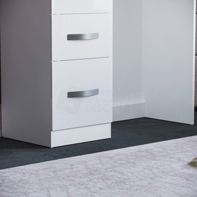 VidaXL Commode 30x30x90 cm Bois massif de teck 340741 - Maison