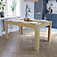 Vida Designs Medina Oak 6 Seater Dining Table