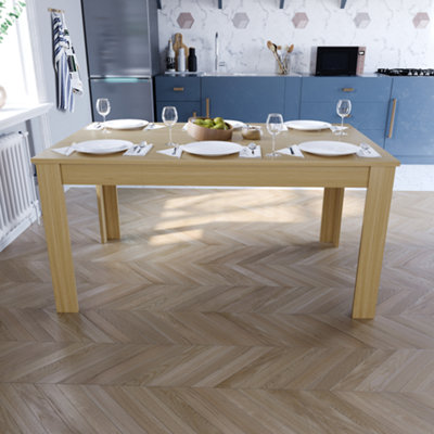 Six seater dining table design hotsell