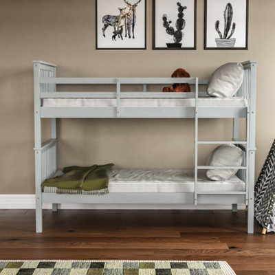 Vida Designs Milan Grey Bunk Bed