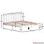 Vida Designs Milan White 5ft King Size Wooden Bed Frame - Low Foot End