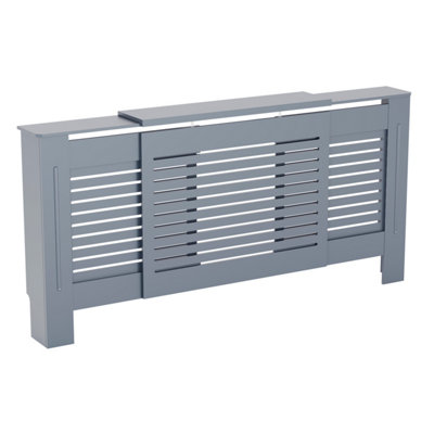 Vida Designs Milton Adjustable Radiator Cover, Dark Grey