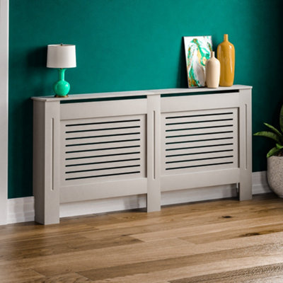 Vida Designs Milton Large Grey MDF Radiator Cover