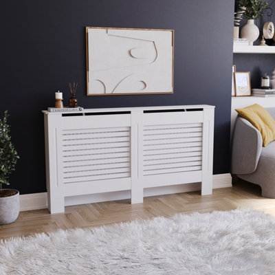 Vida Designs Milton Large White MDF Radiator Cover Price Comparisons | Compare The Build