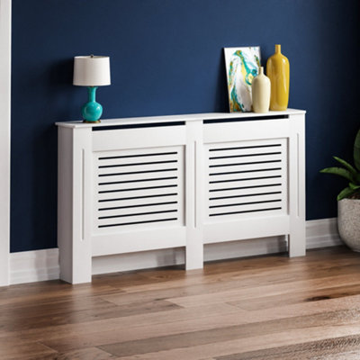 Vida Designs Milton Large White MDF Radiator Cover