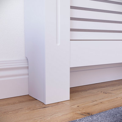 Vida Designs Milton Large White MDF Radiator Cover