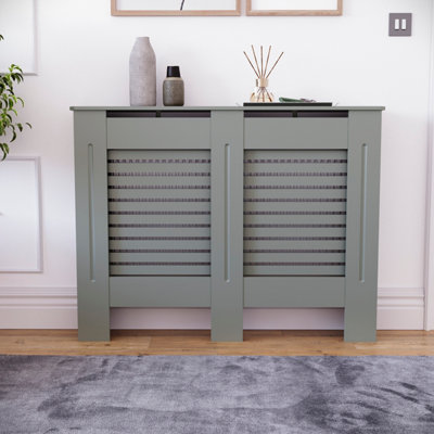 Vida Designs Milton Medium Grey MDF Radiator Cover