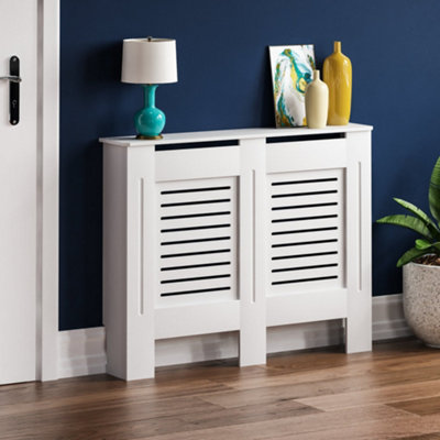 Vida Designs Milton Medium White MDF Radiator Cover