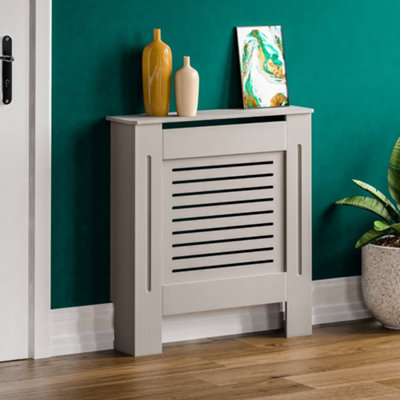 Vida Designs Milton Small Grey MDF Radiator Cover