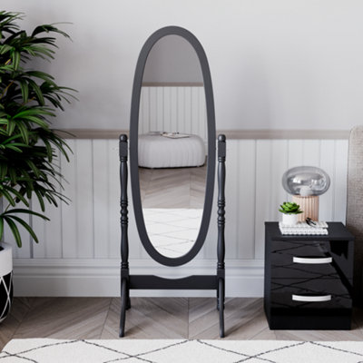 Nishano Cheval Miroir sur pied longueur intégrale, réglable, pour