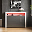 Vida Designs Nova White & Grey 3 Door LED Sideboard Storage Cabinet Cupboard