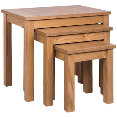 Vida Designs Oakridge Nest Of Tables Set of 3 Coffee Side End Table