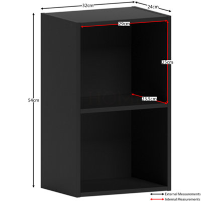 Black cube deals storage unit b&q