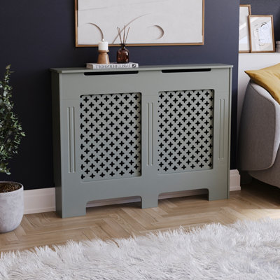 Vida Designs Oxford Medium Grey Radiator Cover