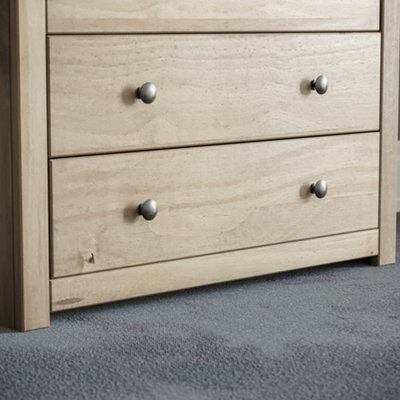 Vida Designs Panama 4 Drawer Chest Solid Pine (H)735mm (W)800mm (D)405mm