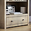 Vida Designs Panama Solid Pine 1 Drawer Bookcase Freestanding Shelving Unit (H)1100mm (W)800mm (D)350mm