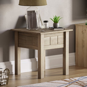 Vida Designs Panama Solid Pine Lamp Coffee Sofa Side End Bedside Table