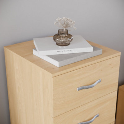 Vida Designs Riano Pine 5 Drawer Narrow Chest (H)900mm (W)345mm (D)360mm