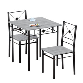 Vida Designs Roslyn 2 Seater Dining Set, Grey