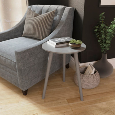 Vida Designs Round Side Table, Grey