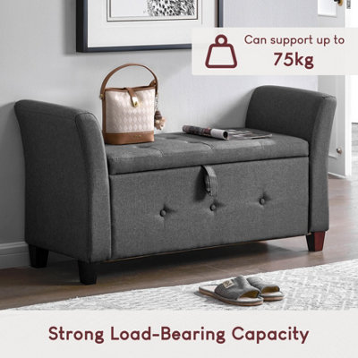 DIVANCO OTTOMAN Dark Gray 無印 IDEE