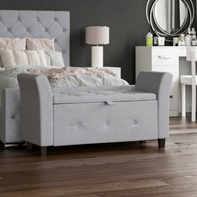 Seville queen deals storage bed