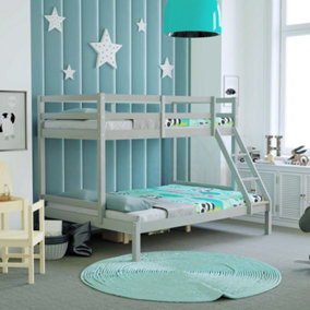 Vida Designs Sydney Grey Triple Sleeper Bunk Bed