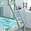 Vida Designs Sydney Grey Triple Sleeper Bunk Bed